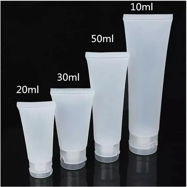 Screw Cap Flip Cap Cosmetic Soft plastic Lotion Containers Empty Makeup Squeeze Tube Refilable Bottles Lotion Cream Package