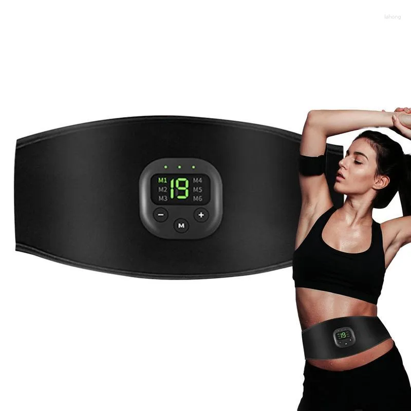 Soutien de la taille entraînement stimulateur musculaire EMS ceinture abdominale masseur intelligent du bas du dos 6 Modes impulsion graphène électrique Portable pour bras