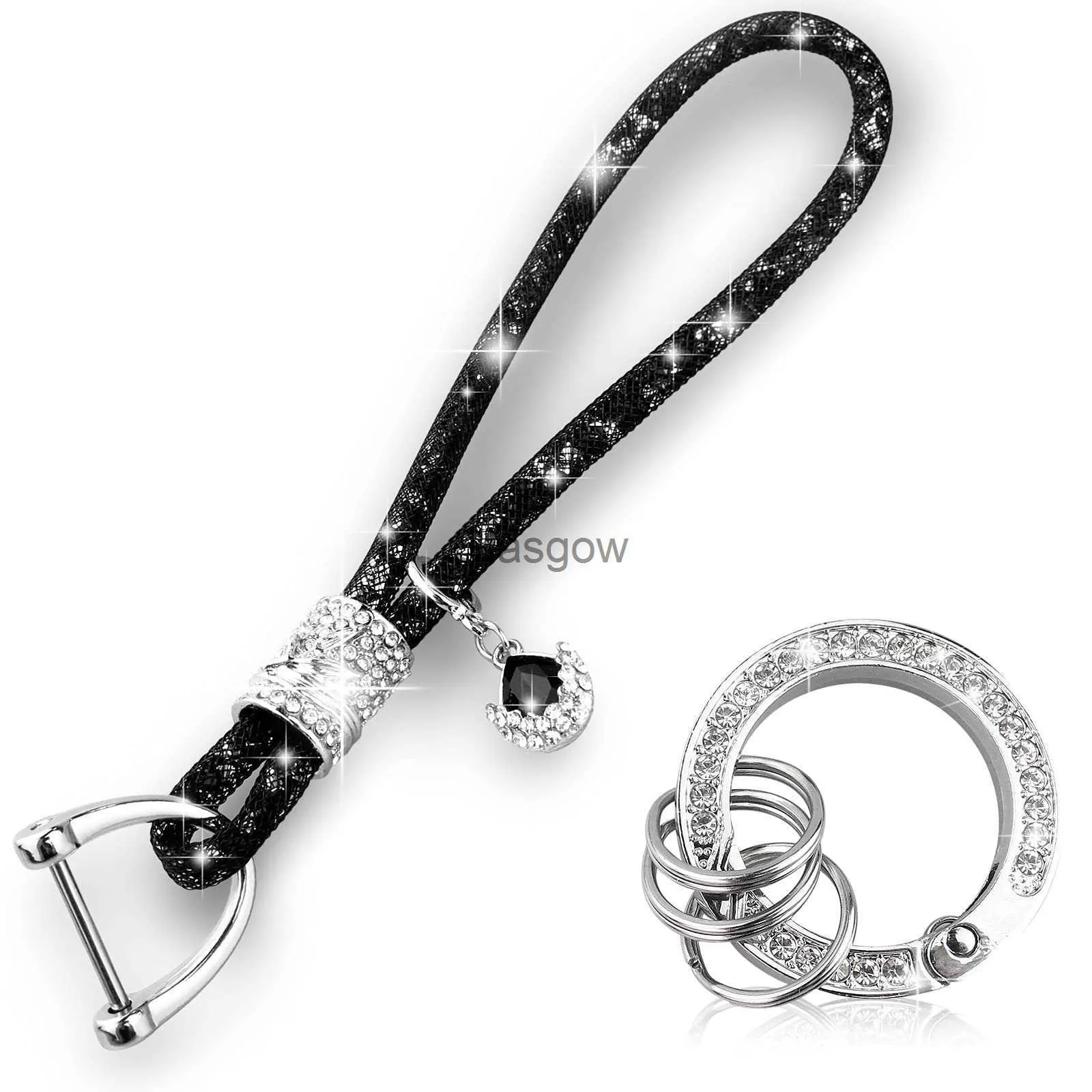 Bling Car Keychain Colors Diamond Crystal Keyring for Women Girls,  Fashion Pendant, Auto Car Accessories Wholesale Available!