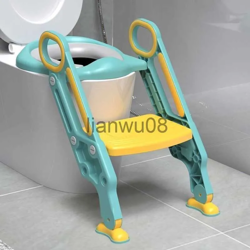 Pots Sièges Bébé Siège De Toilette Bébé Pliant Échelle Réglable Pot Formation Chaise Escabeau Enfant Sécurité Toilette Formateur Siège Pot Pour Enfants x0719