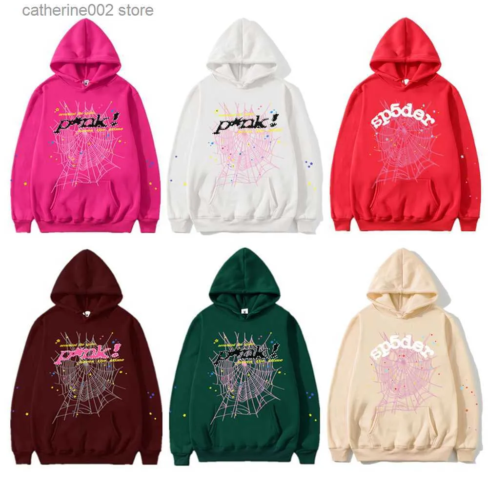 Sweats à capuche pour hommes Sweatshirts 2023 Nouveaux vêtements Sweat à capuche pour hommes Hip Hop Sweats à capuche surdimensionnés Young Thug Spider Sweat à capuche Couples Pulls Femmes Sweatshirts T230719