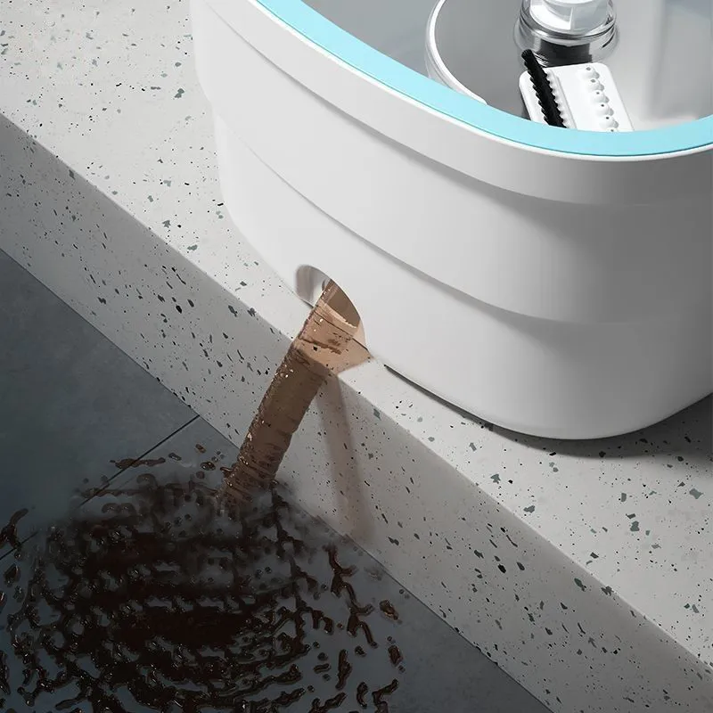 360ﾰ Spin Mop with Bucket Clear Water Separation Floor Cleaning Mops Set Lazy Hand-Free Squeeze Household Tools Microfiber Cloth