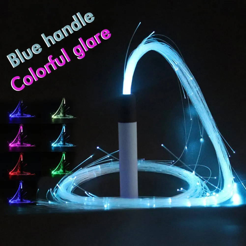 Fouet LED Lumineux – 6 Mètres Rechargeable – 23 Effets De Couleur – Pour Festivals, Fêtes, Spectacles – Danse Et Arts Du Feu - 8