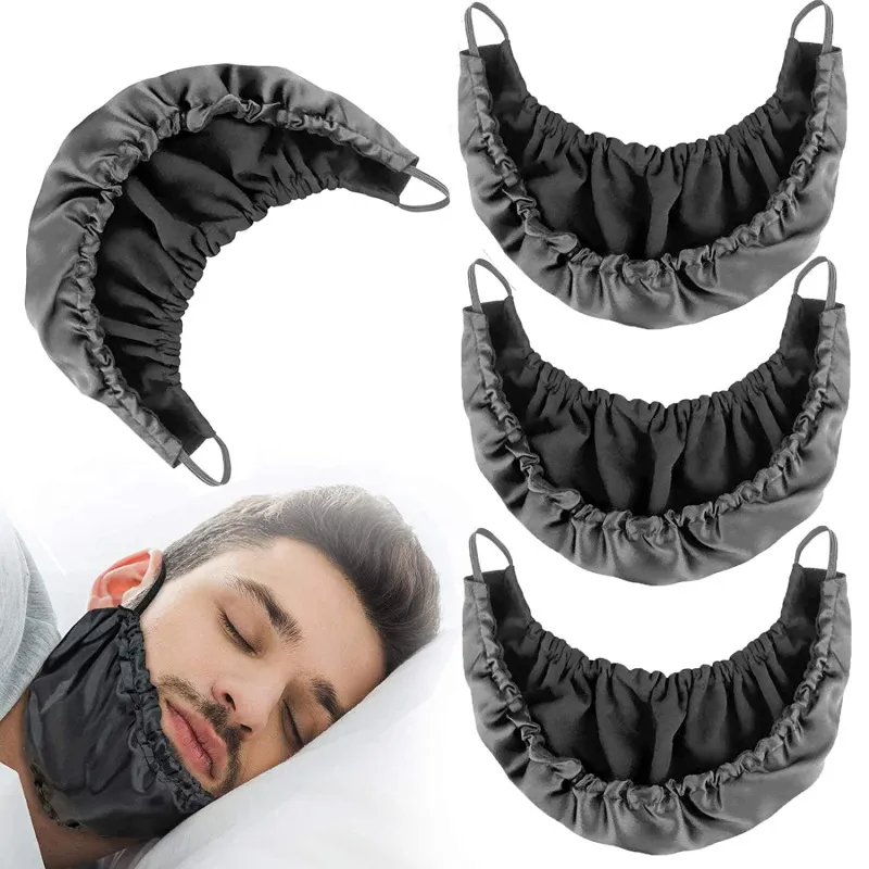 Newest Beard Wrap Soft Beard Cover Anti-sticky Rice Anti-dirty Anti-beard Sticky Man Beard Care Skin Friendly Styling Beauty