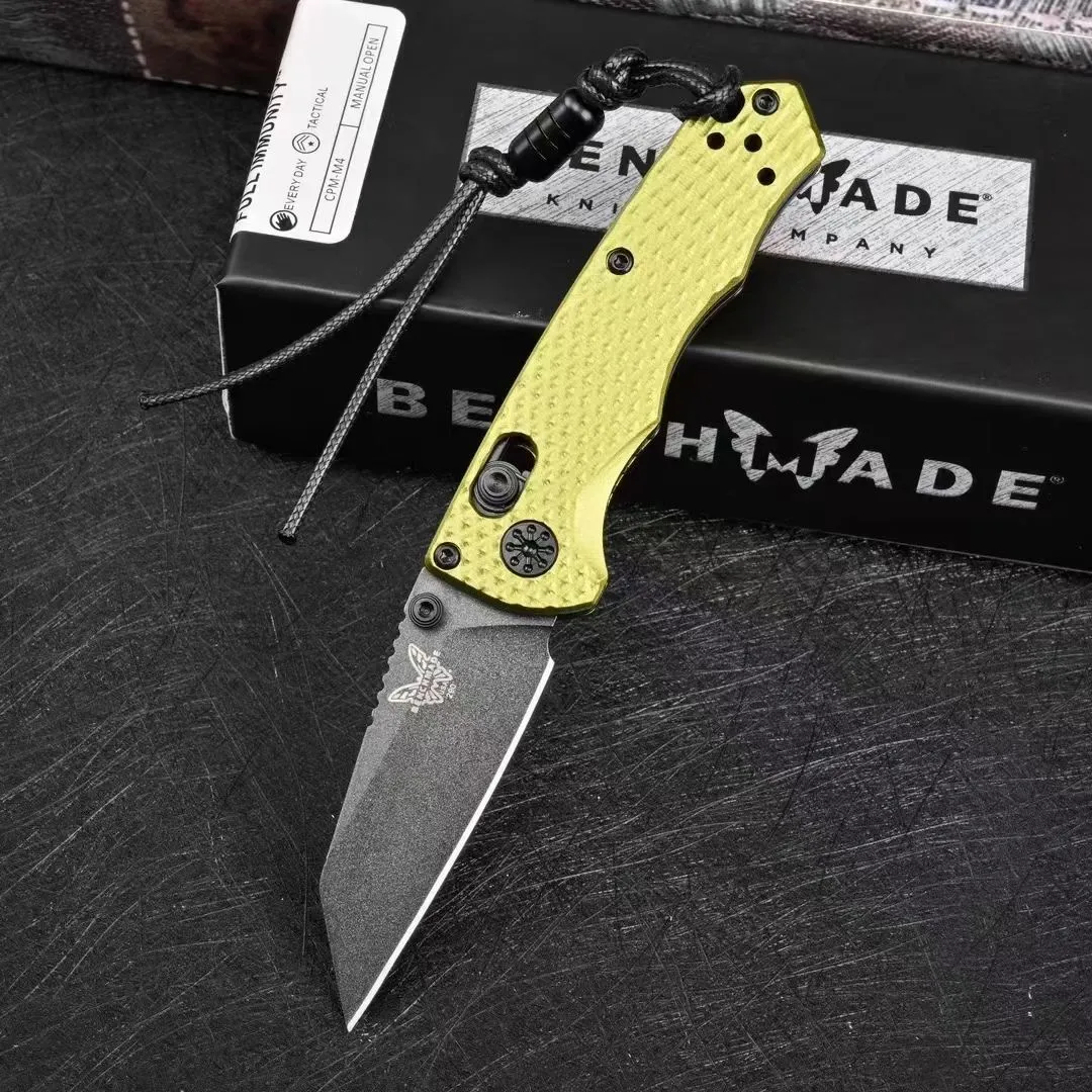 NEW Benchmade 290 Folding Pocket Knife M4 steel Blade Aviation aluminum Handle camping outdoor EDC Tactical knives BM535 940 9070
