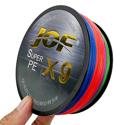 JOF X9X12 Braided Fishing Line Fishing Line 500M/300M, 912 Strands, Multi  Color Multifilament Saltwater PE Line 20 80LB From Nian07, $11.15