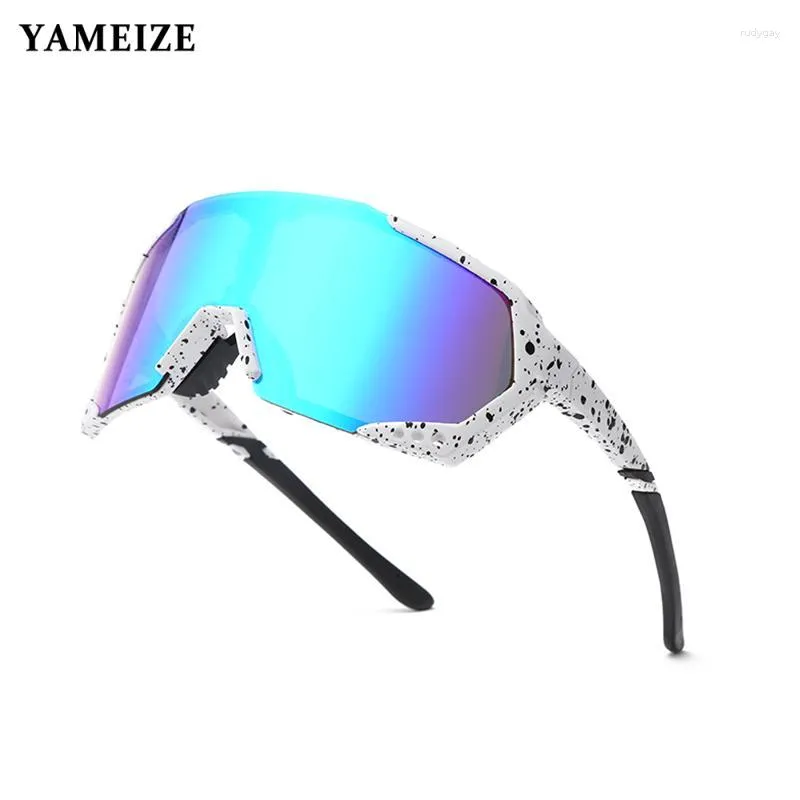 Óculos de Sol Oversize Esportes Masculino Óculos de Sol Feminino Proteção para Andar de Bicicleta Ao Ar Livre Óculos à Prova de Poeira Uv400 Óculos Gafas De Sol