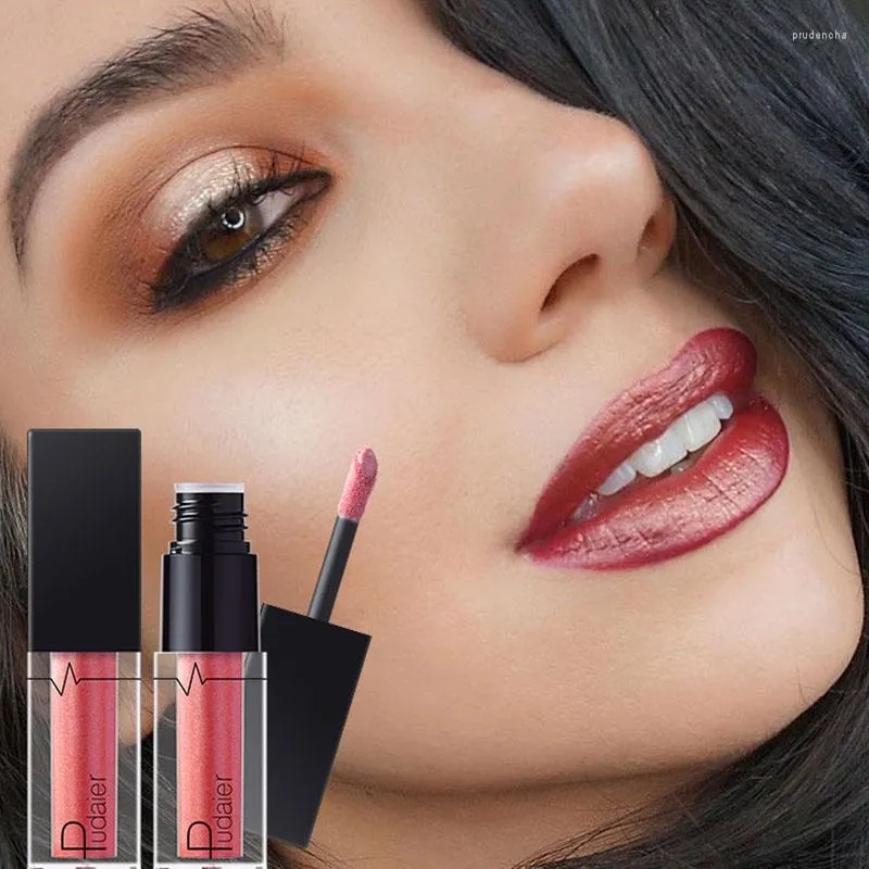 Lip Gloss 24 Color Matte Metal Liquid Lipstick Waterproof Long Lasting Not Fading Nude Tint Stain Lips Makeup Cosmetic