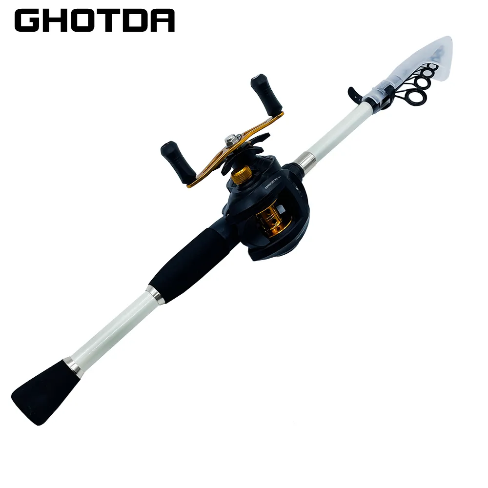 GDA Fishing Set Portable Ultralight Rod And Reel Combo For Travel