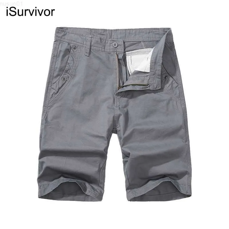 Men's Shorts Mens Summer Cotton Army Tactical Cargo Shorts 2022 New Fashion Khaki Multi-pocket Casual Short Pants Loose Military Shorts Men L230719