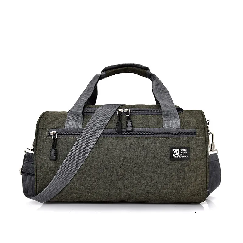 Plunjezakken Mannen Reizen Sporttassen Lichte Bagage Zakelijke Cilinder Handtas Vrouwen Outdoor Duffel Weekend Crossbody Schoudertas Pack 230719