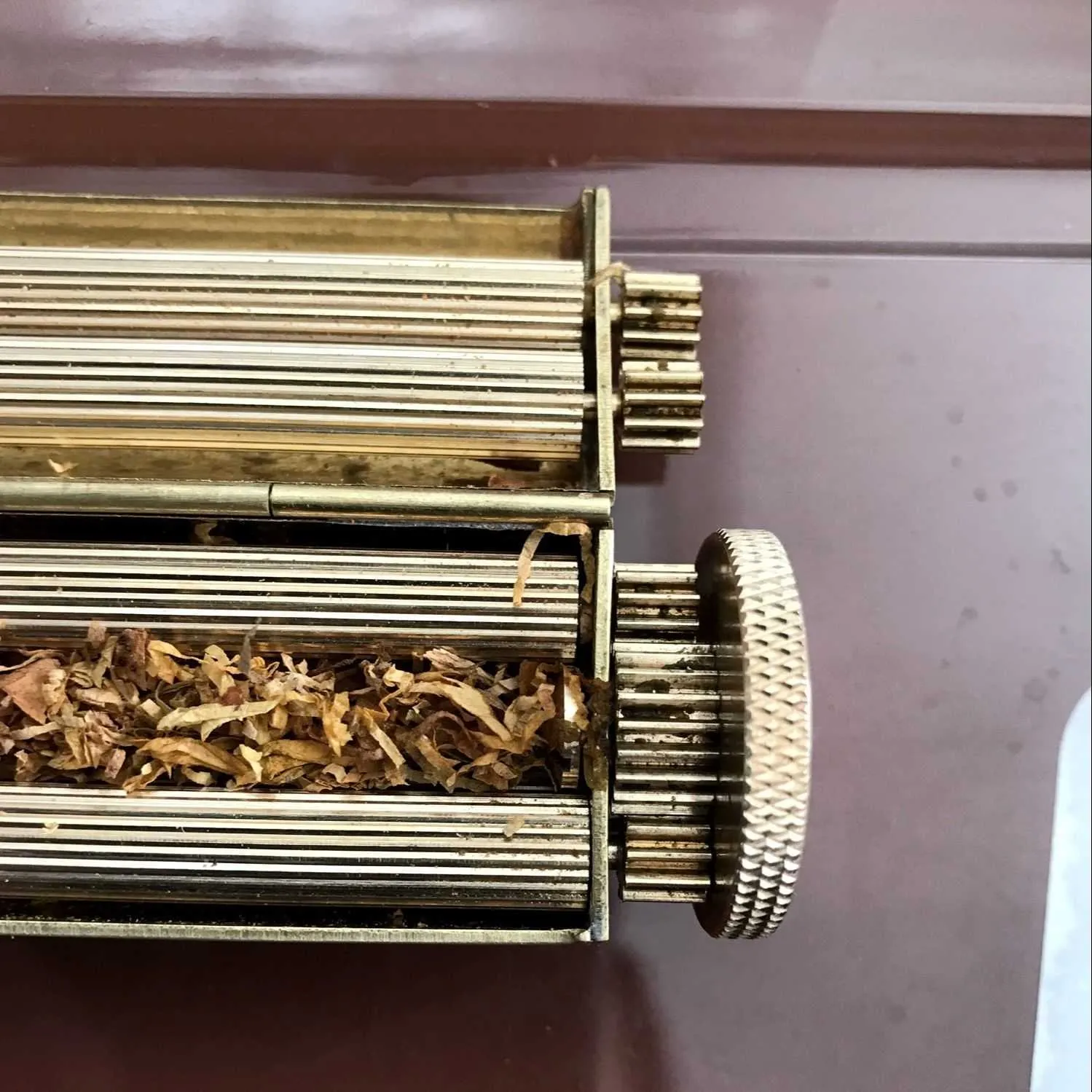 cigarette rolling machine vintage Antique Style Brass Tobacco Rolling Machine Manual... From Belylin, $35.42