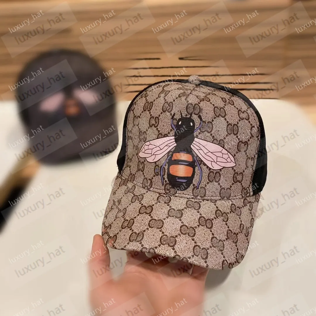 23SS Designers Baseball Caps Hats Casquette Luxe Bee Haftowana kość Mężczyźni mężczyźni Kobiety Sun Hat Gorras Sports Cap