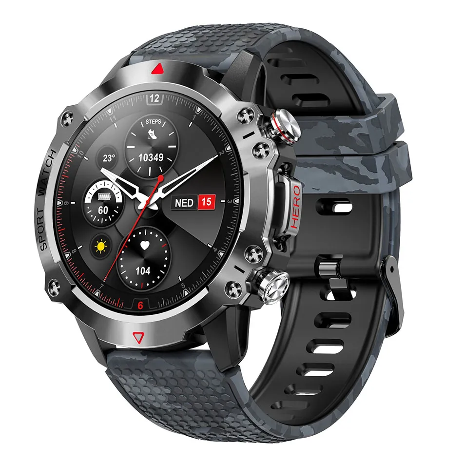 KR10 Smart Watch Mens Outdoor Sports Bluetooth Call Watches