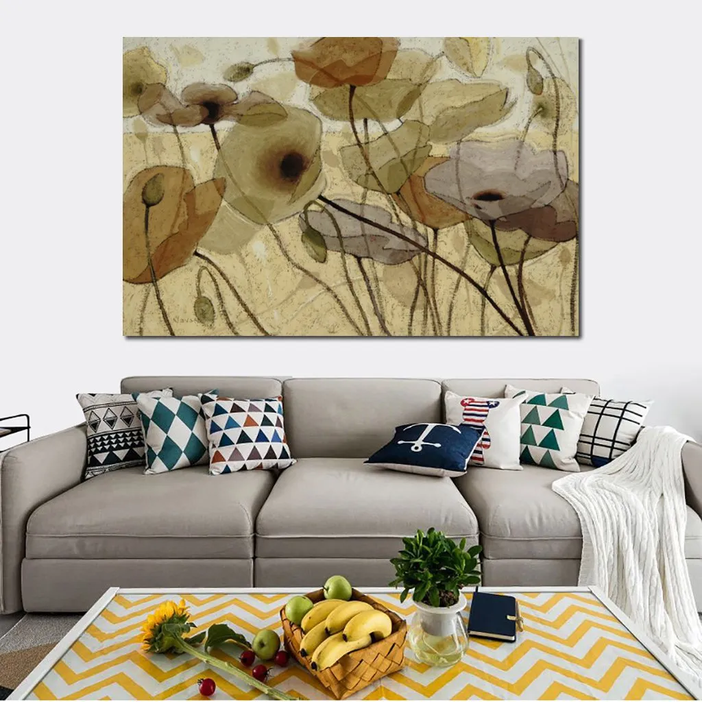 Modern Canvas Art Landscape Fluidity Iv Dipinti ad olio dipinti a mano Decorazioni per soggiorno