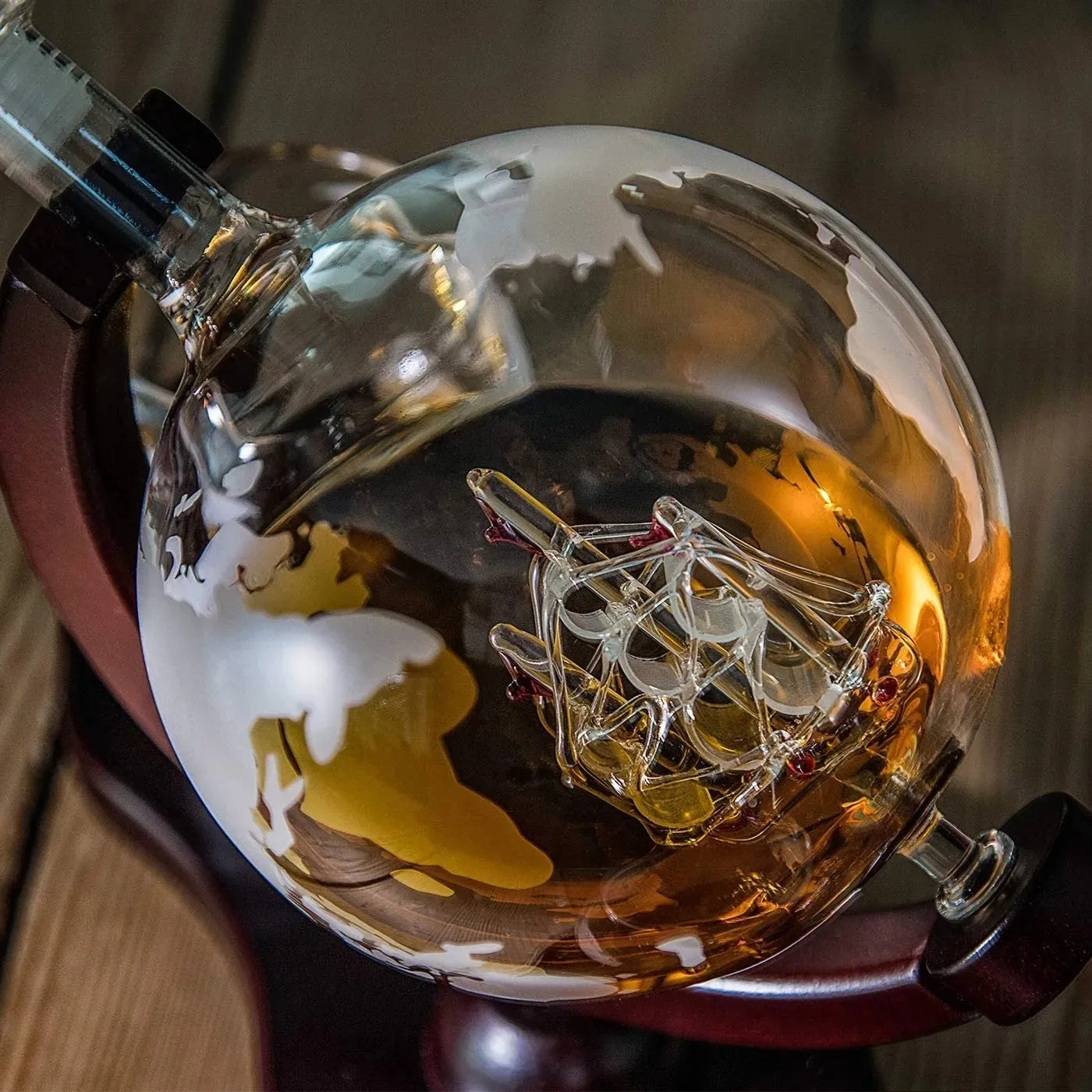Decanter & Bicchierini + 6 Caraffa Per Whiskey, Liquore O Vino - 11