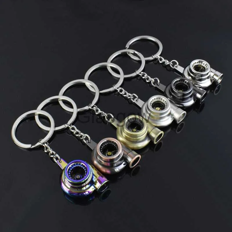 Mini Turbocharger Mini Turbocharger Keychain Spinning Turbine Keyring