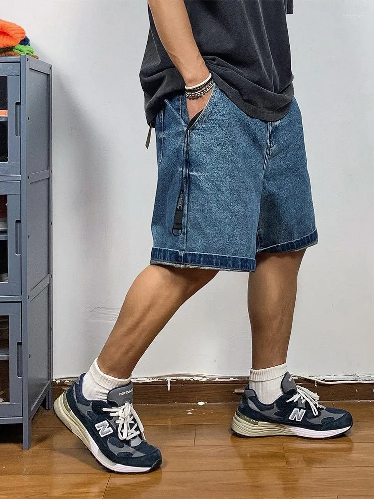 Harajuku Trendy Mens Eb Denim Shorts High Quality Japanese Streetwear Cargo Pants For Summer From Keroyeah 35.19 DHgate.Com