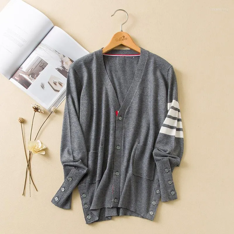 Men's Sweaters Spring And Autumn Fashion Cashmere Sweater Couples Clothing With Cardigan Slim V-neck | Car