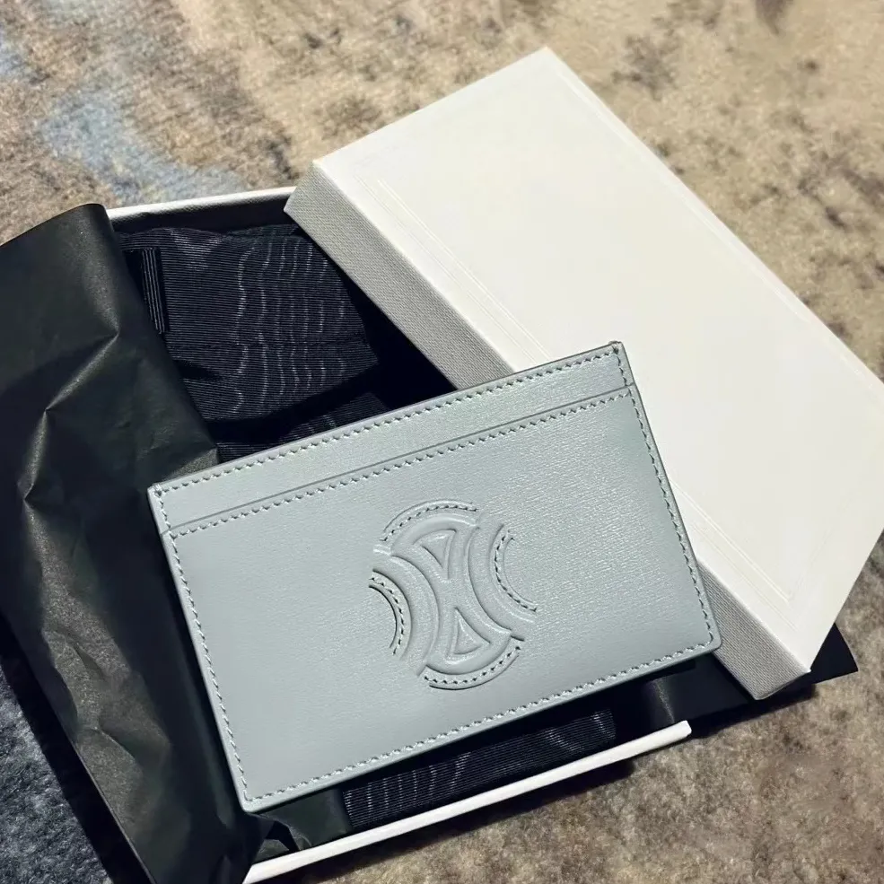 Panchromatyczny uchwyt na karty kluczowe torebki monety portfele oryginalny luksusowy projektantka moda klasyczna kobiety mężczyźni paszport karty kredytowe mini torebka portfela sprzęgła