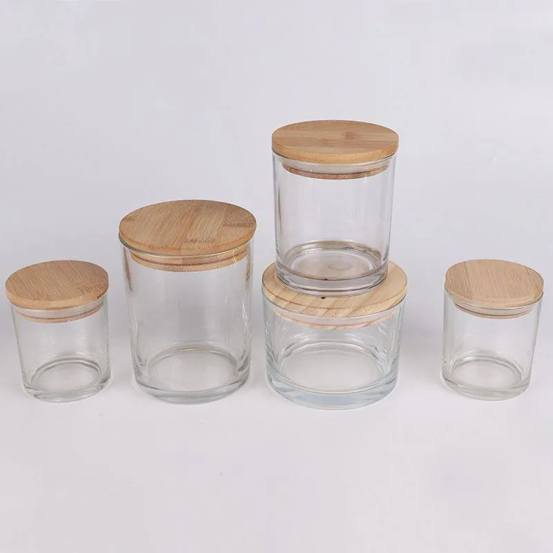  (15 Pack) Frosted Glass Candle Jars with Bamboo Lids for Making  Candles, 6 oz Empty Candle Tins with Wooden Lids, Bulk Clean Candle  Containers - Dishwasher Safe : Home & Kitchen