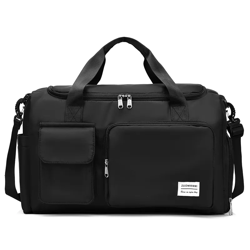 Duffel Bags Nylon Foldbar Travel Tote Bag Ports Gym Handväska stor kapacitet Kvinnor Portable Bag Multifunktion Fitness Yoga Duffle Bags 230719