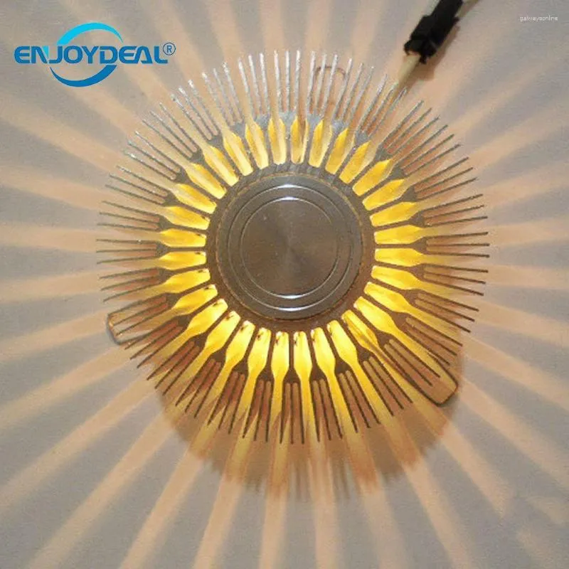 Lampada da parete a LED Applique da parete Decor Portico Luci Lampadina Soffitto di girasole