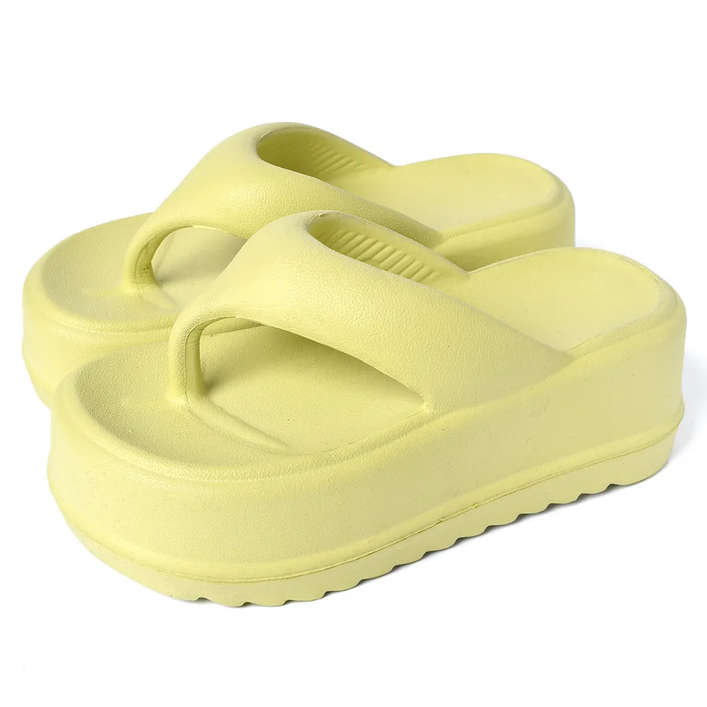 Nieuwe Home Slippers Dames Zomer Antislip en Voeten Gevoel Slipper Paar Badkamer Sandalen Schoenen zwart volt grijs geel EVA flip scuff