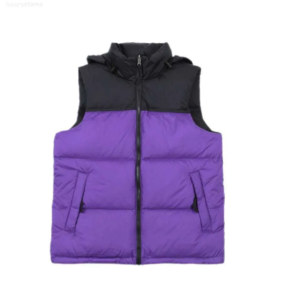 Gilets pour hommes Gilet Bodywarmer Nouveau manteau en duvet d'hiver Veste matelassée Vêtements d'extérieur Designer Parka Hommes Vestes avec lettre Streetwear Unisexe Luxur Blanc Manteaux