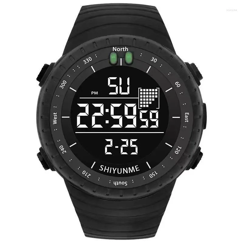 Hombre Grande Muy Resistente Al Agua Digital SPORTS Militar Táctico Muñeca  Reloj