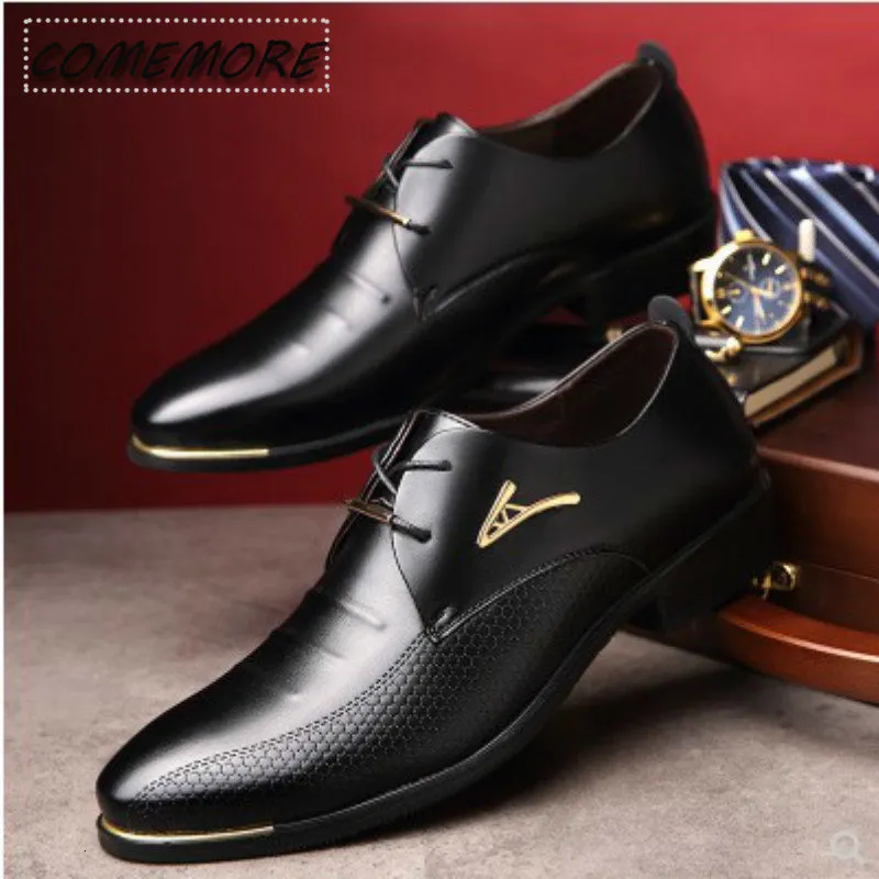 GAI Man Heren Lakleer Zwart Bruiloft Oxford Formele Zakelijke Casual Schoenen Grote Maat Mode 230718 786