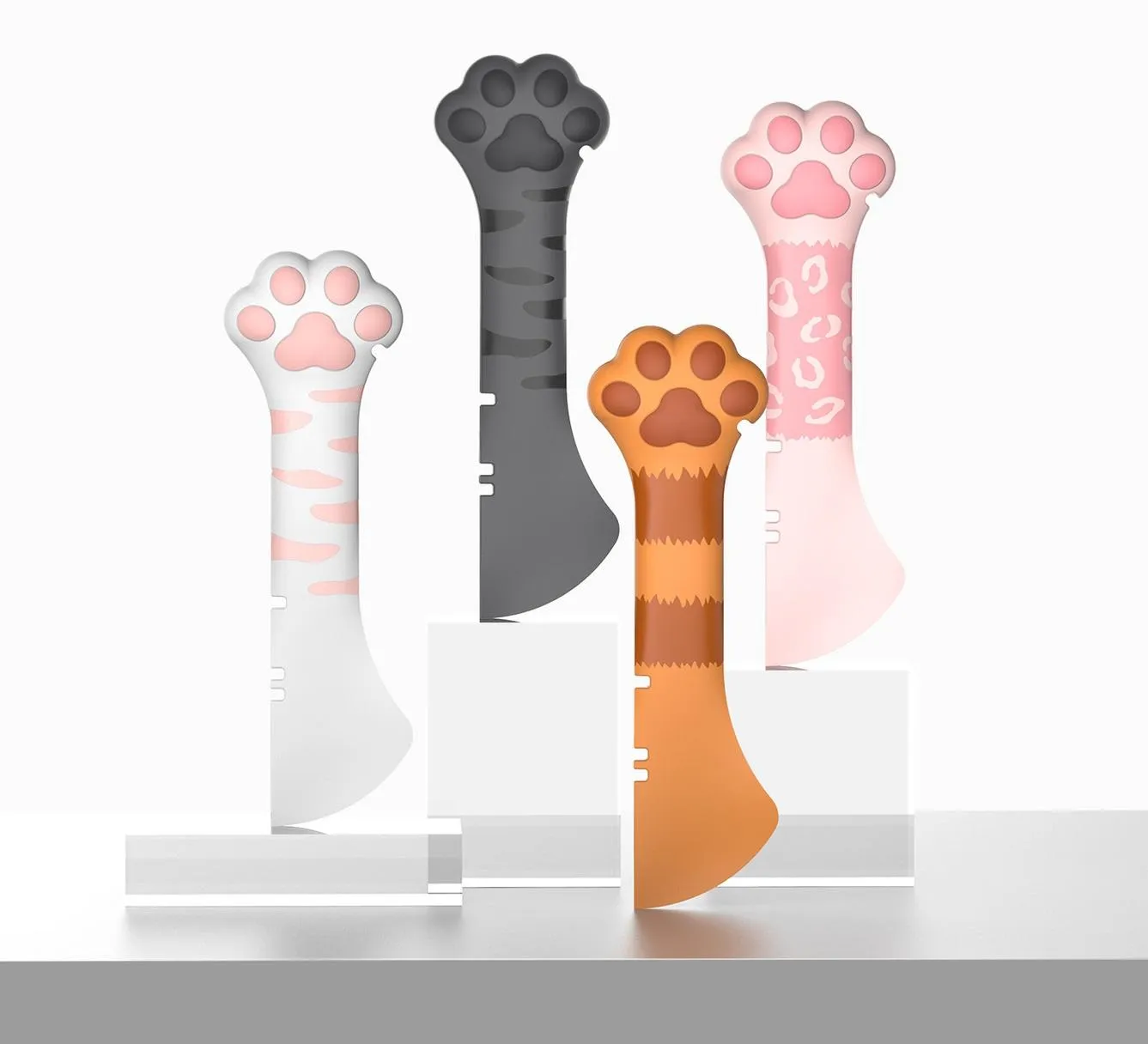 Cuillère à nourriture humide pour chat Mini spatule pour aliments en conserve pour animaux de compagnie Cuillères sans BPA pour l'alimentation des animaux