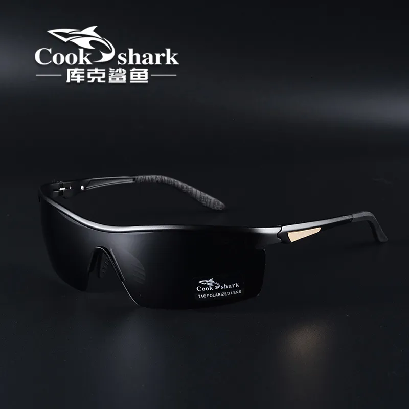 Zonnebril Cook shark polariserende zonnebril heren rijbril speciale trend kleur veranderende vissen 230718