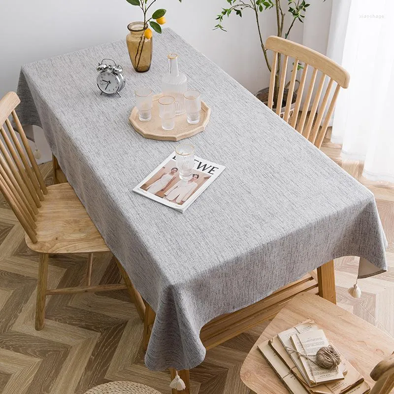 Toalha de Mesa Mantel Antimanchas Tela Impermeável Ajustável Redondo Nappe Lin Retangular 37CHJYSTB01