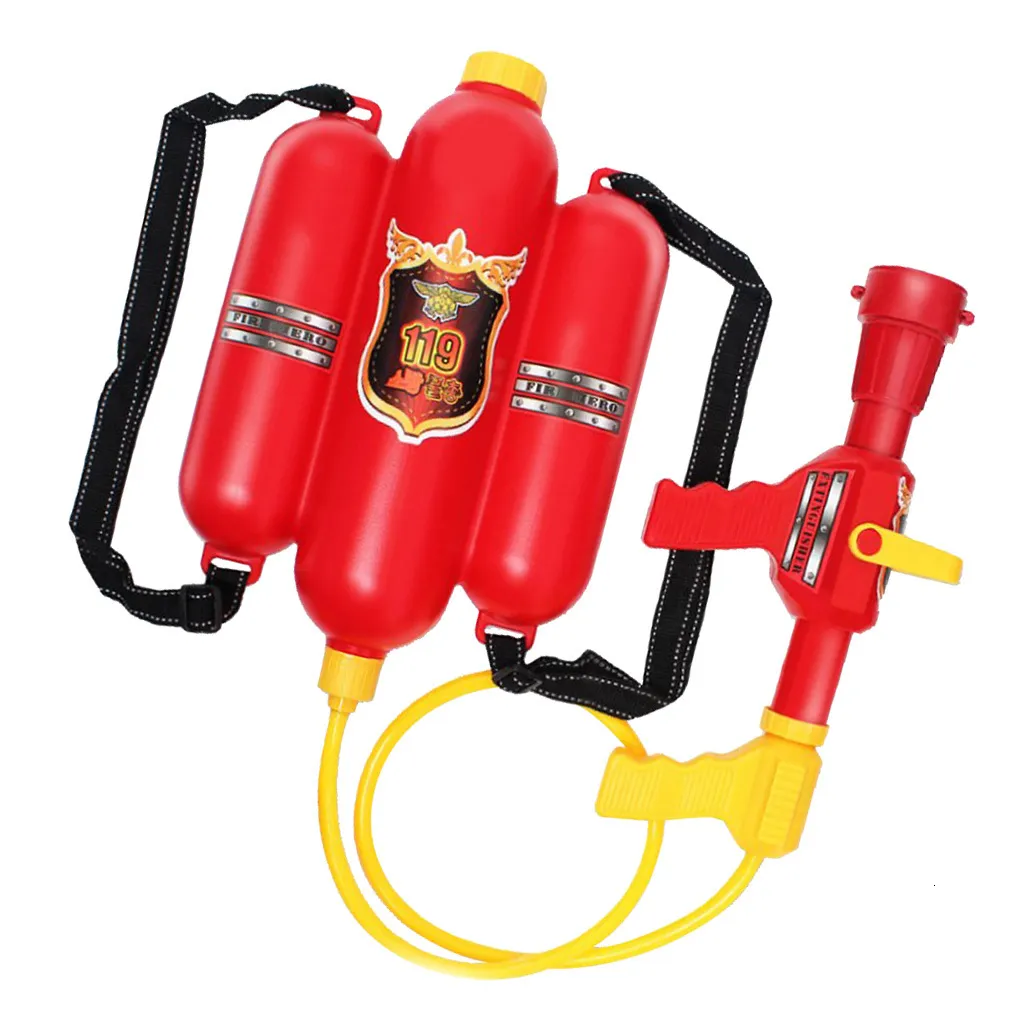 Firefighter Water Back Pack for Kids Children Role Playing, Water War Game Toy