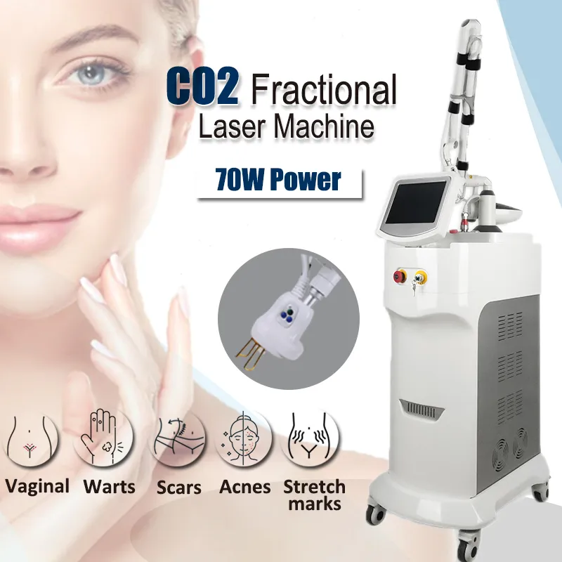 Machine de beauté laser CO2 fractionnée de haute qualité, équipement de rajeunissement de la peau, de resurfaçage du visage, garantie de 2 ans