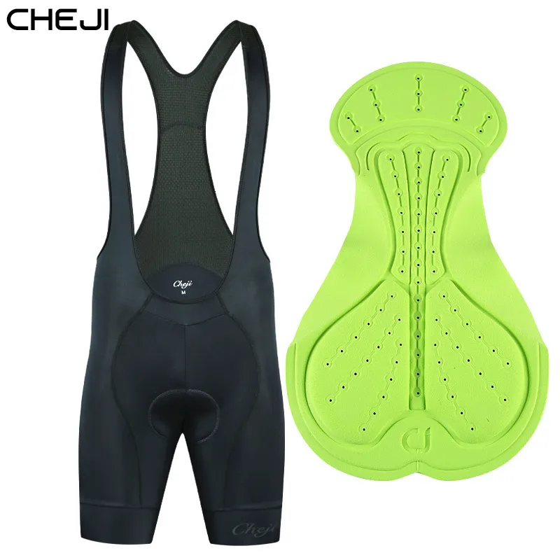 Cycling Bib Shorts CHEJI Cycling Bib Shorts Men's Bike Gel Padded Pro Bicycle Pants quick dry Tights Triathlon MTB Licra Mountain Bike Shorts 230718