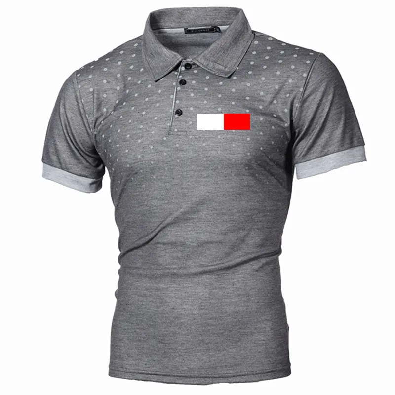 Mens Summer Polo Shirt Short Sleeve Top With Fashionable Printed Dot Design Slim Fit Wearing Golf Polos Casually Shorts In 4XL Sizes From Brandstyleclothing 10.05 DHgate.Com