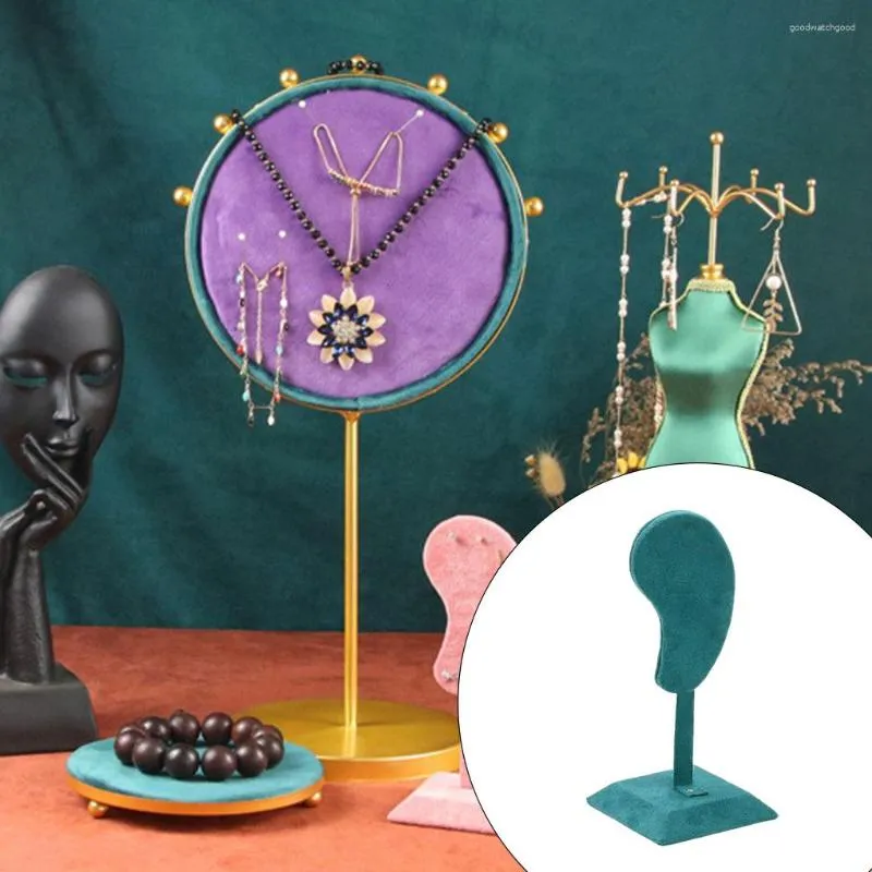 Bolsas de joias Brincos de veludo Suporte de exibição Orelhas em forma de orelha Titular organizador de prateleira Prateleira de exibição de joias para quarto para mulheres