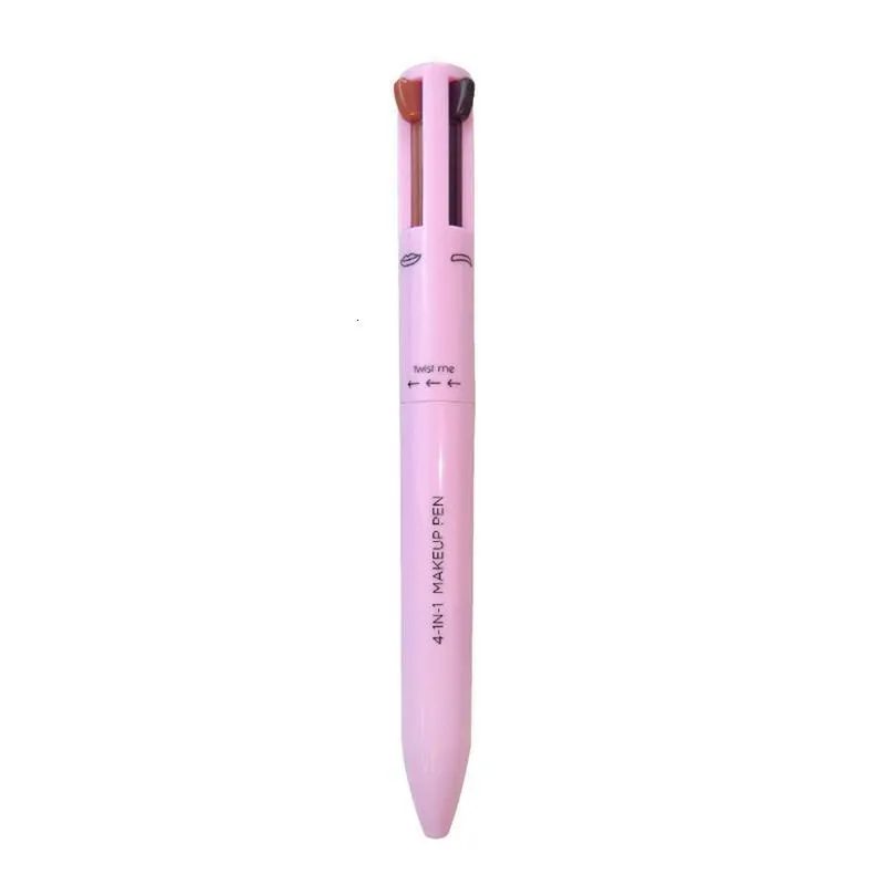 Eye ShadowLiner Combination Multifonctionnel 4in1 stylo cosmétique crayon à sourcils rotatif outil de maquillage à quatre noyaux imperméable et durable 230719