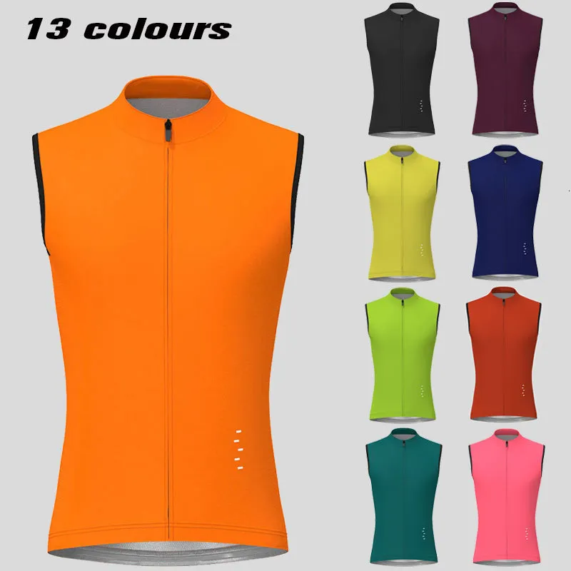 Chaleco 230718 Radsport-Shirts, Oberteile, Radweste für Herren, mehrfarbig, ärmellose Radweste, winddicht, für Mountainbike, Rennrad, Radsport, ärmellos