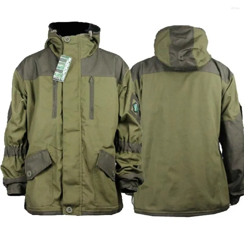 Herrenjacken Russische Armee Spezialeinheiten GORKA-5 Jacke Männer Retro Winter Fleece Kampfkleid Anzug Set Smock Militäruniform Combat Mäntel