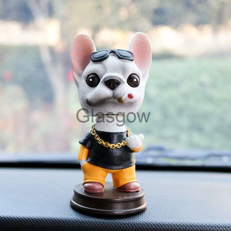 Cool Pug Nodding Dog Bobblehead Car Dashboard Kawaii Room Decor Interior Shaking Head Figures For Cute Car Accessories And Gifts X0718 From Glasgow 8.96 DHgate.Com