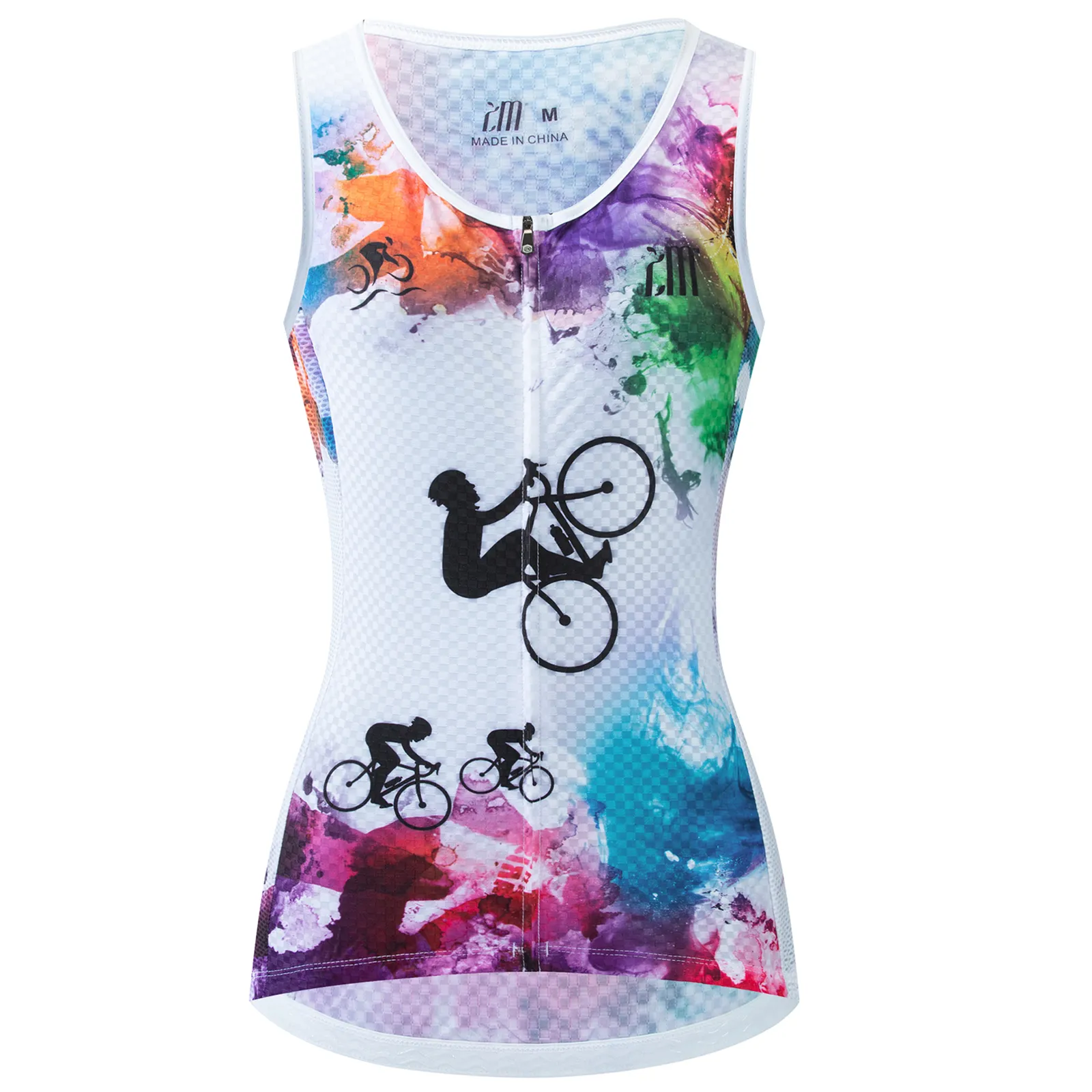 Cycling Shirts Tops Women's Cycling Vests Jerseys Breathable Mesh UV Protection Biking Sleeveless Clothing Ladies Bicycle 230718