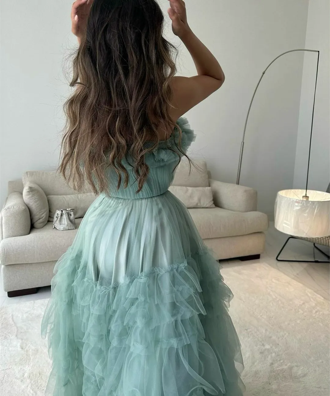 Green Evening Dresses: Strapless Tulle A Line Pleated... From Dyy_dress88, $107.55 | DHgate.Com Green Evening Dresses: Strapless Tulle A Line Pleated... From Dyy_dress88, $107.55 | DHgate.Com