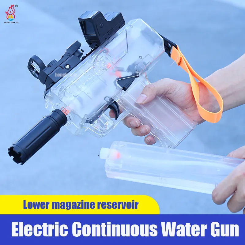 Ultimate Water Fun: Uzi Electric Water Gun Powerful, Automatic