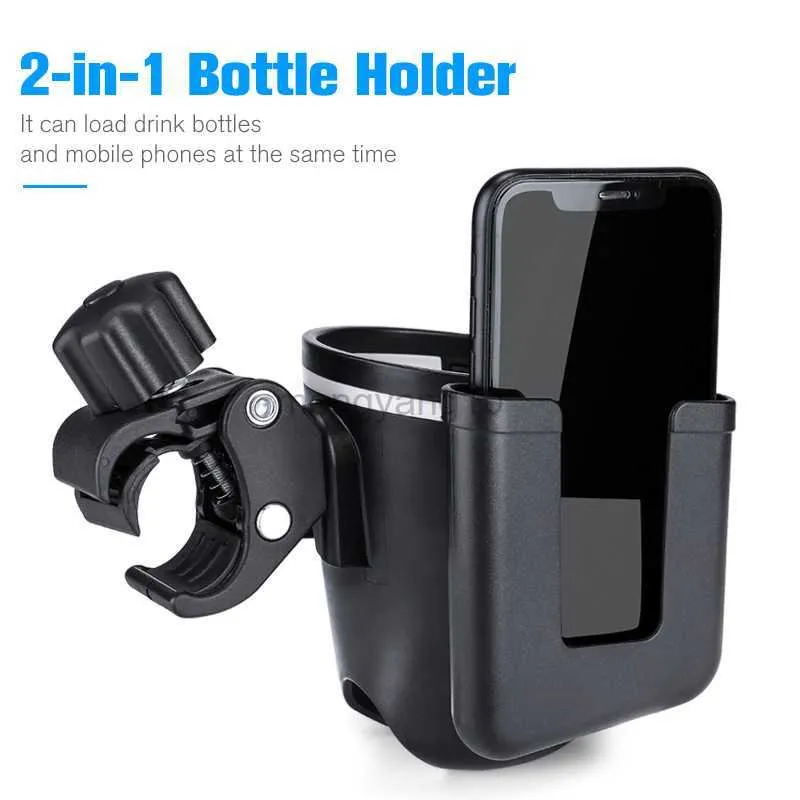 Vattenflaskor Burar Bicycle Water Bottle Cup Holder Telefonhållare Fallvagn Scooter TreelBar Mount MTB Spinning Bike Water Bottle Cage Holder HKD230719