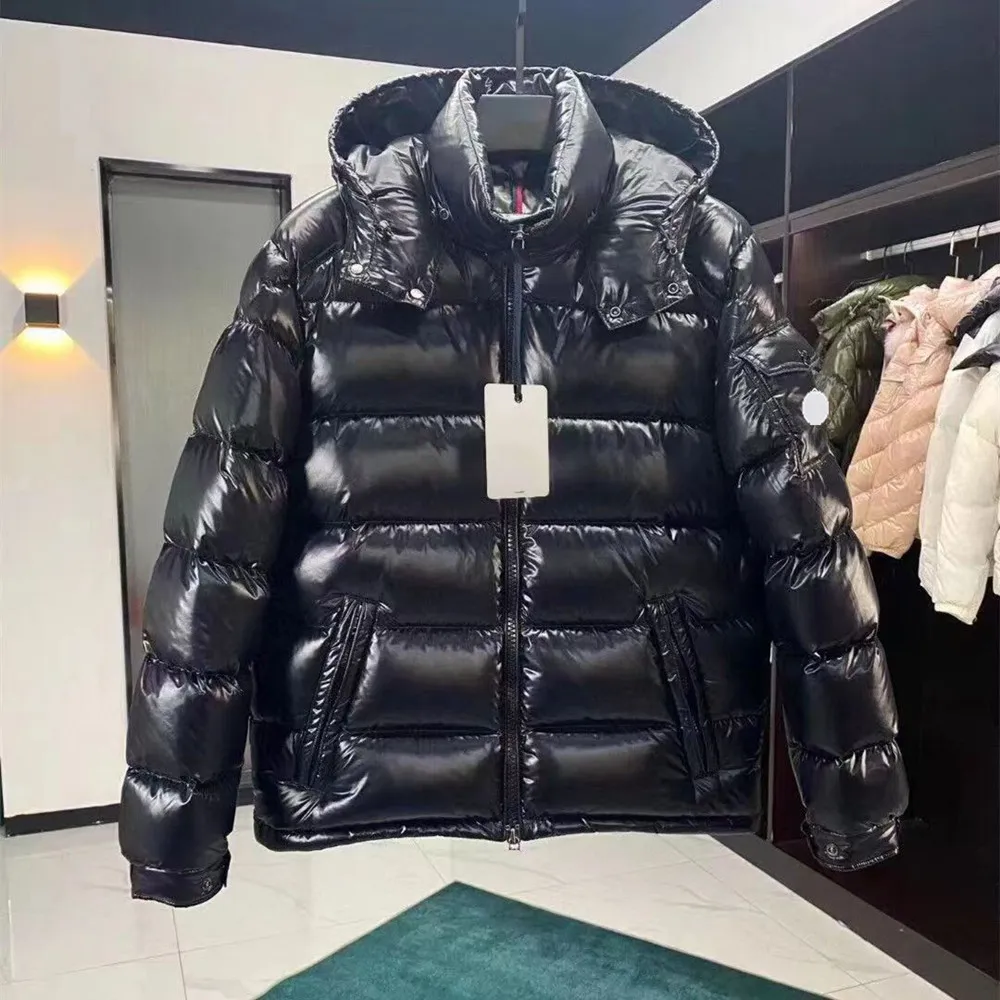 Parkas 디자이너 스캔 로고 로고 럭셔리 브랜드 Winter Puffer Jacket Mens 다운 재킷 남녀 여성 두껍게 따뜻한 코트 패션 남성 의류 OUTERW