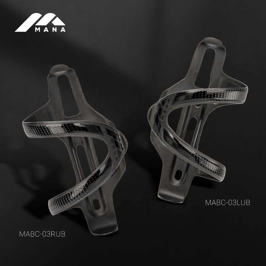 Bouteilles d'eau Cages MANA Ultralight Full Carbon Fiber Bicycle Water Bottle Cage Lightweight Bike Drink Holder for ROAD MTB Gravel Bike Cycling HKD230719