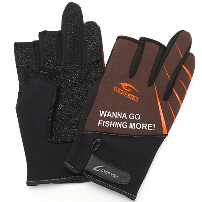 Waterproof And Breathable Waterproof Fishing Gloves For Autumn And